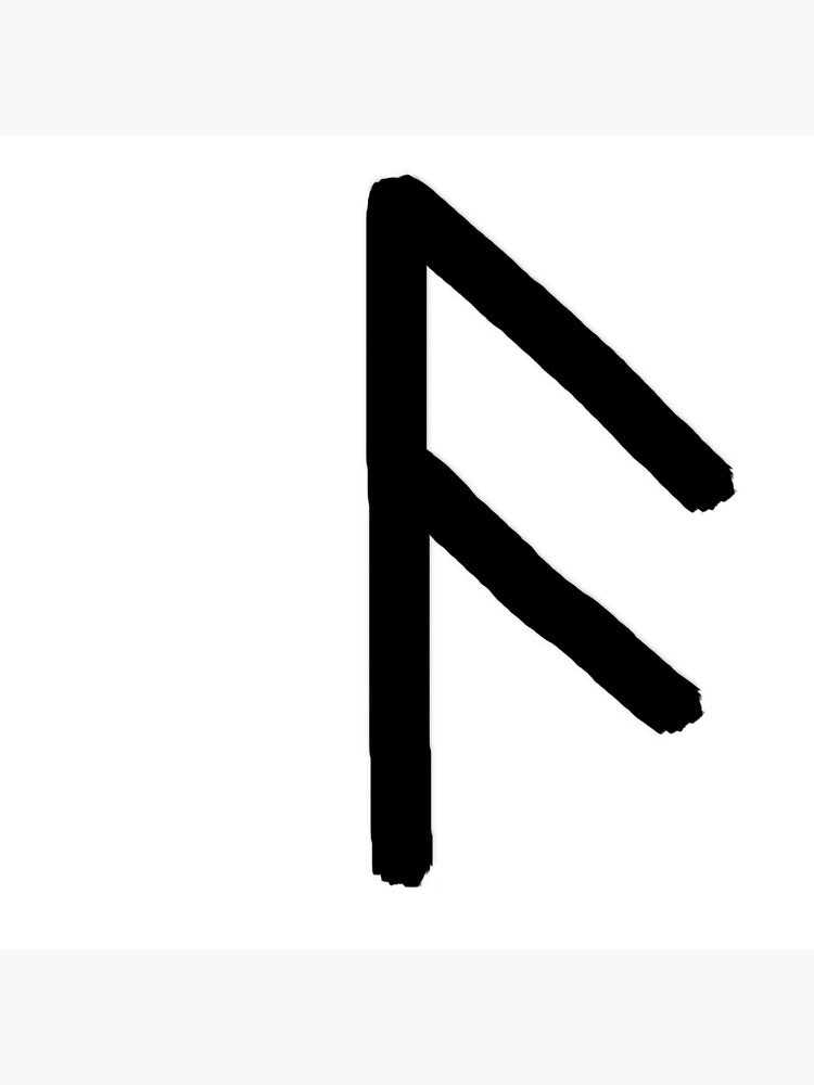 Runic ring forged in silver - Choose your rune!