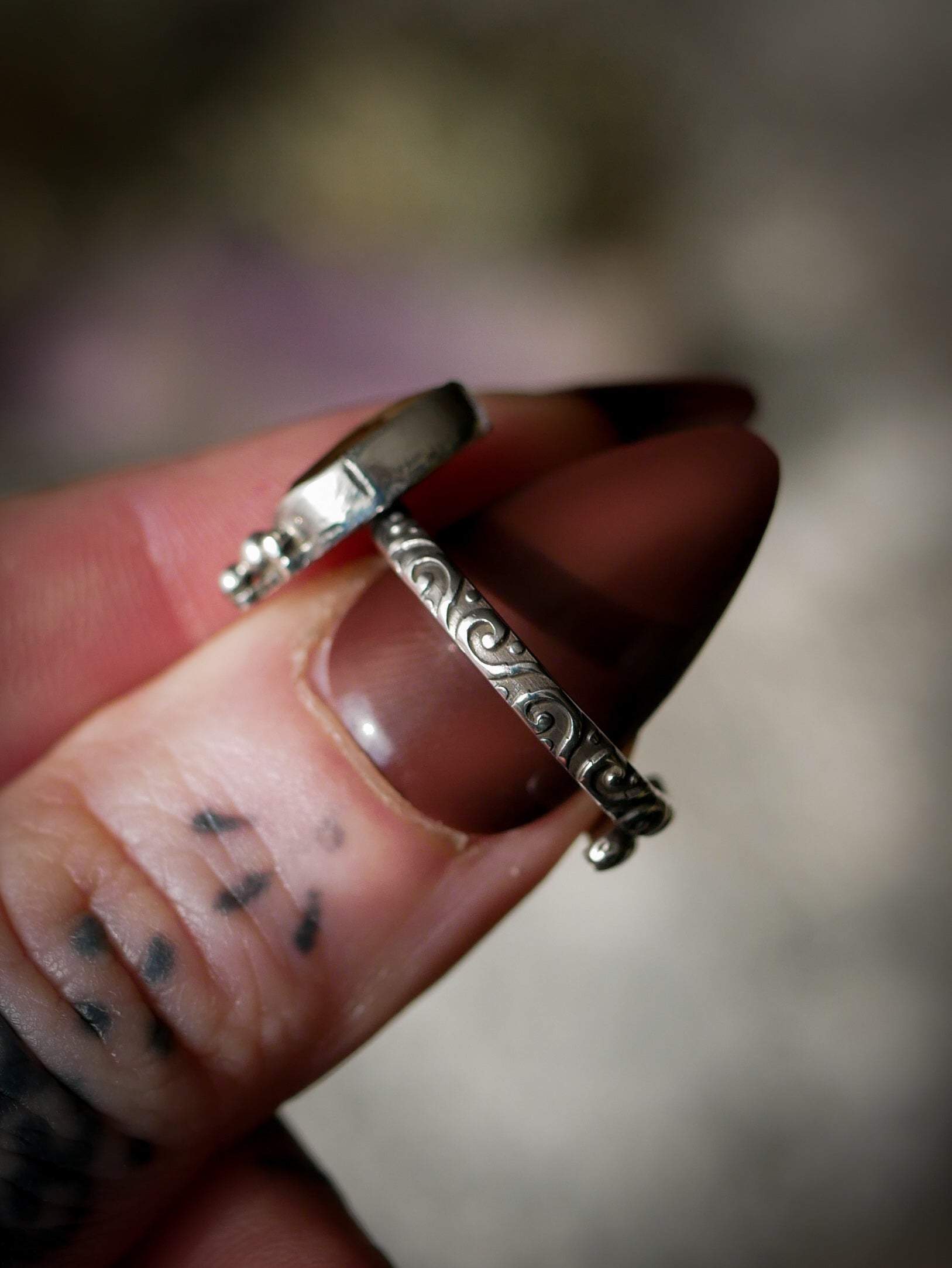 Vasudhārā - Faceted Golden Rutilated Quartz and Silver Ring
