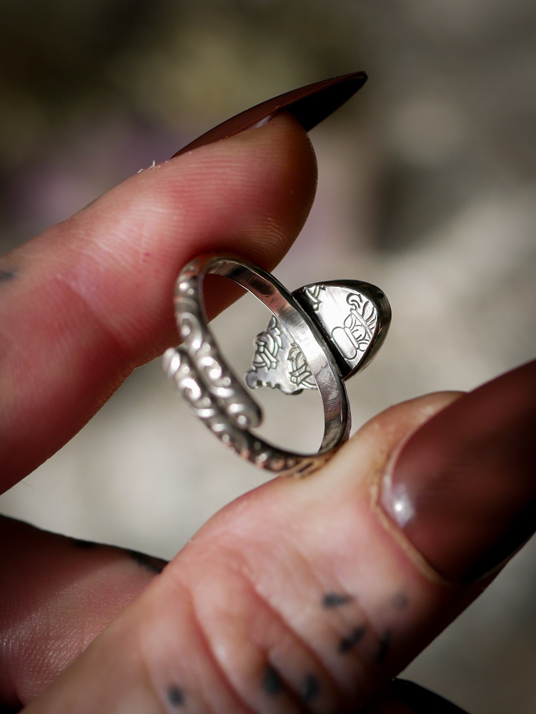Vasudhārā - Faceted Golden Rutilated Quartz and Silver Ring