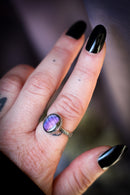 [Réservé Louise] Aurora Borealis - Bague en labradorite arc-en-ciel (spectrolite) et argent