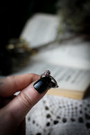 Occult Jewel - Raw Ruby and Silver Ring