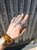 [Réservé] Intuition - Bague en améthyste facettée et argent