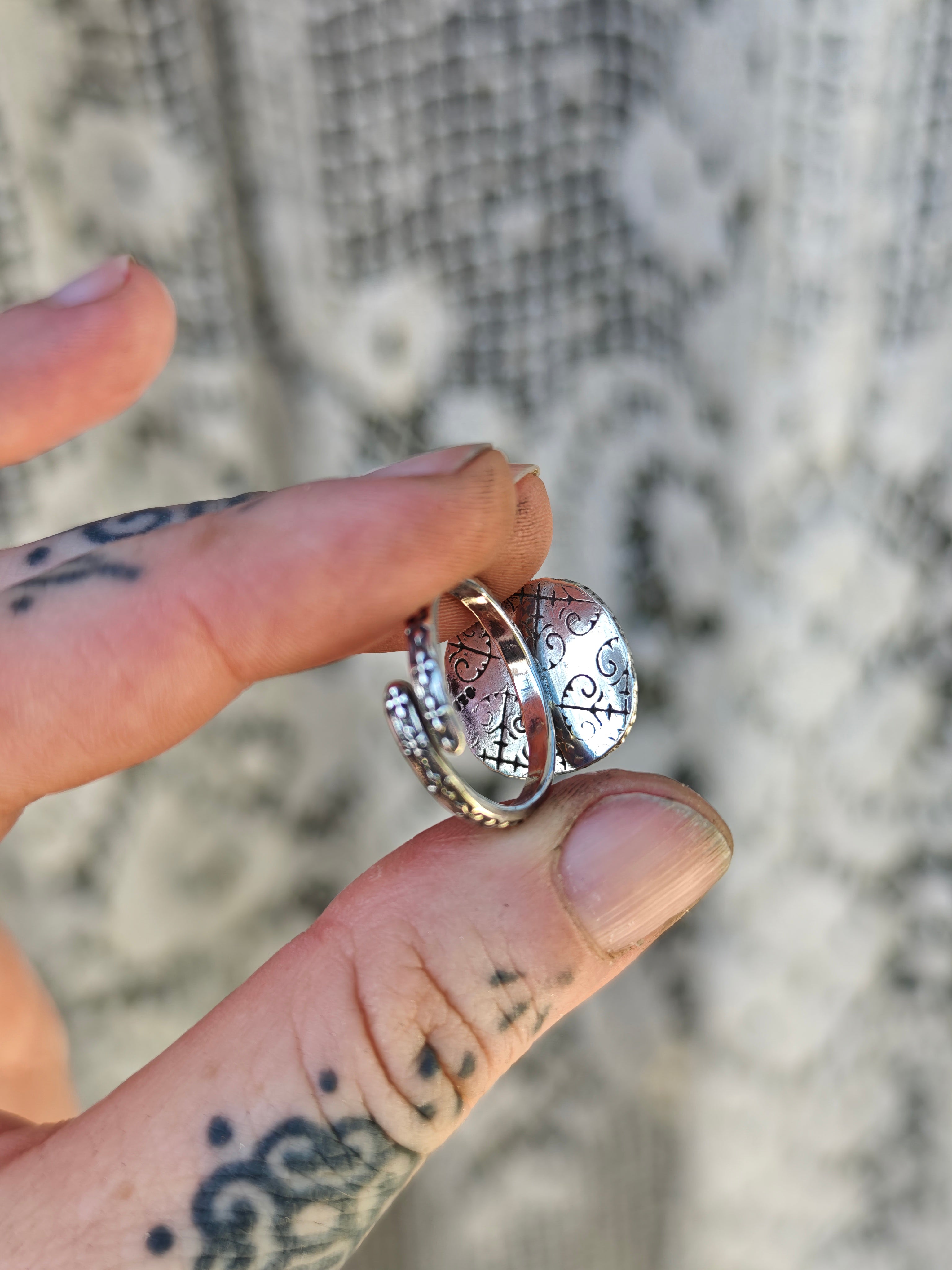 [Réservé] Intuition - Bague en améthyste facettée et argent