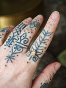 [Réservé] Le Secret de Vénus - Bague en quartz rutile doré et argent