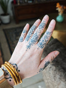 [Réservé] Protection - Bague forgée en argent, rune liée Ingwaz et Isa