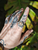 [Réservé] Troisième Œil - Bague en agate cyclope et argent