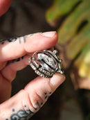[Réservé] Troisième Œil - Bague en agate cyclope et argent