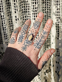 Fae - Opale de Lightning Ridge et quartz clair, argent