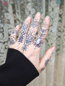 [Réservé] Aphrodite - Bague en pierre de lune arc-en-ciel, jaspe rouge et argent