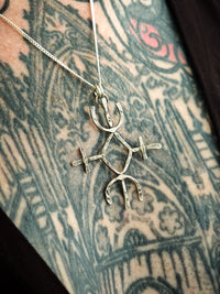 Commande ton sigil personnalisé - Duo pendentif forgé et sigil dessiné par La Cabane de Pan