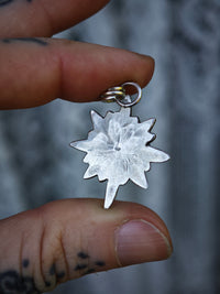[Réservé] L'Astrologue - Pendentif en opale de Lightning Ridge et argent