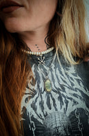 [Réservé] Hereticus - Pendentif en prehnite et argent