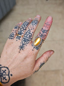 [Réservé] Abondance - Bague en citrine facettée et argent