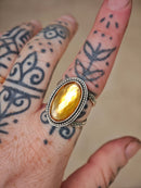 [Réservé] Abondance - Bague en citrine facettée et argent