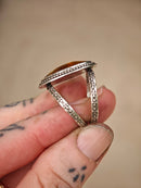[Réservé] Abondance - Bague en citrine facettée et argent