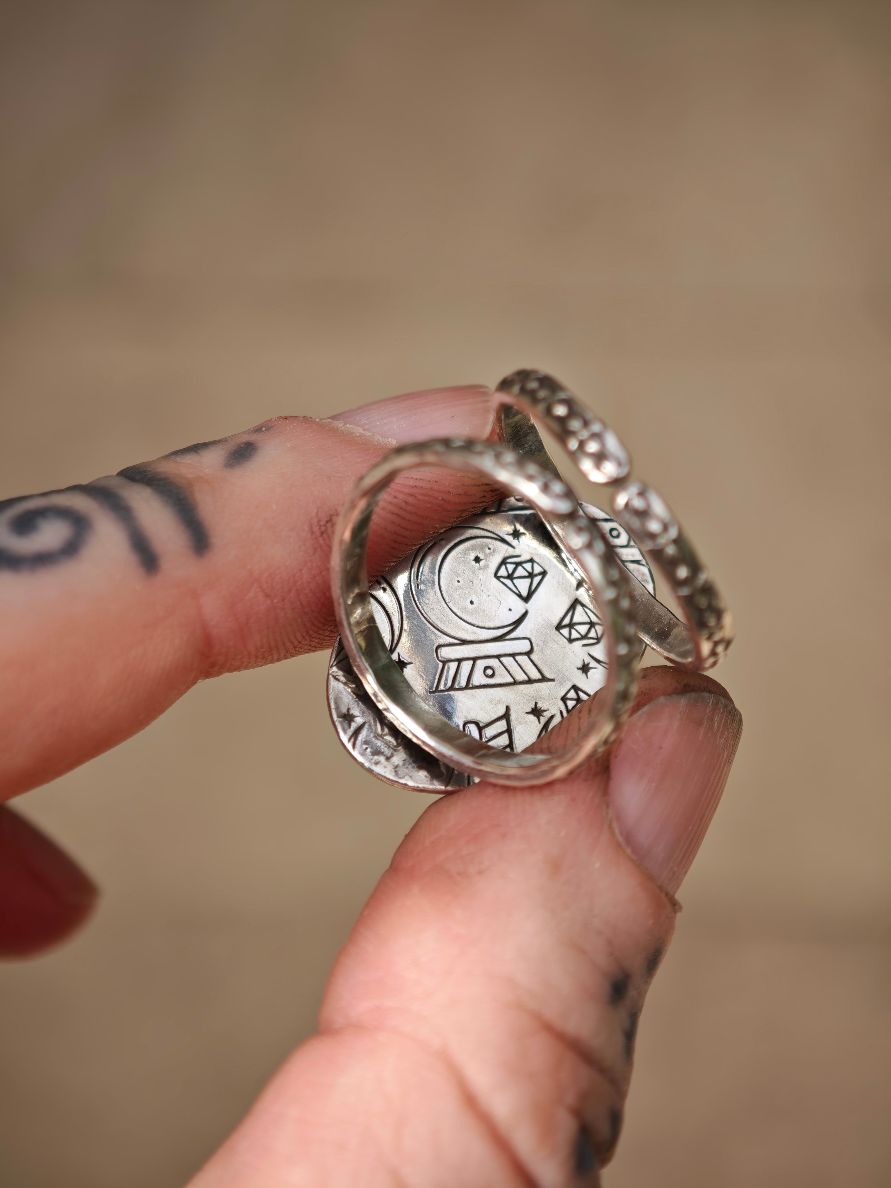 [Réservé] Abondance - Bague en citrine facettée et argent