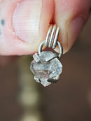 [Réservé] L'Oracle - Pendentif en diamant Herkimer brut et argent