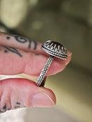 [Réservé] Douves - Bague en quartz chamane et argent