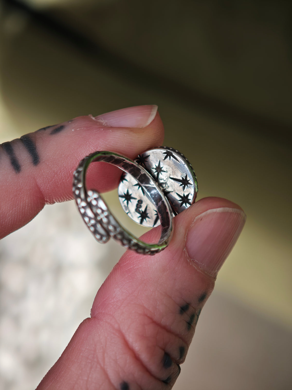 [Réservé] Douves - Bague en quartz chamane et argent