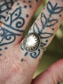 [Réservé] Douves - Bague en quartz chamane et argent
