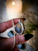 Amuleto di Thor - Quarzo sciamano colorato (Lodolite) e collana d'argento