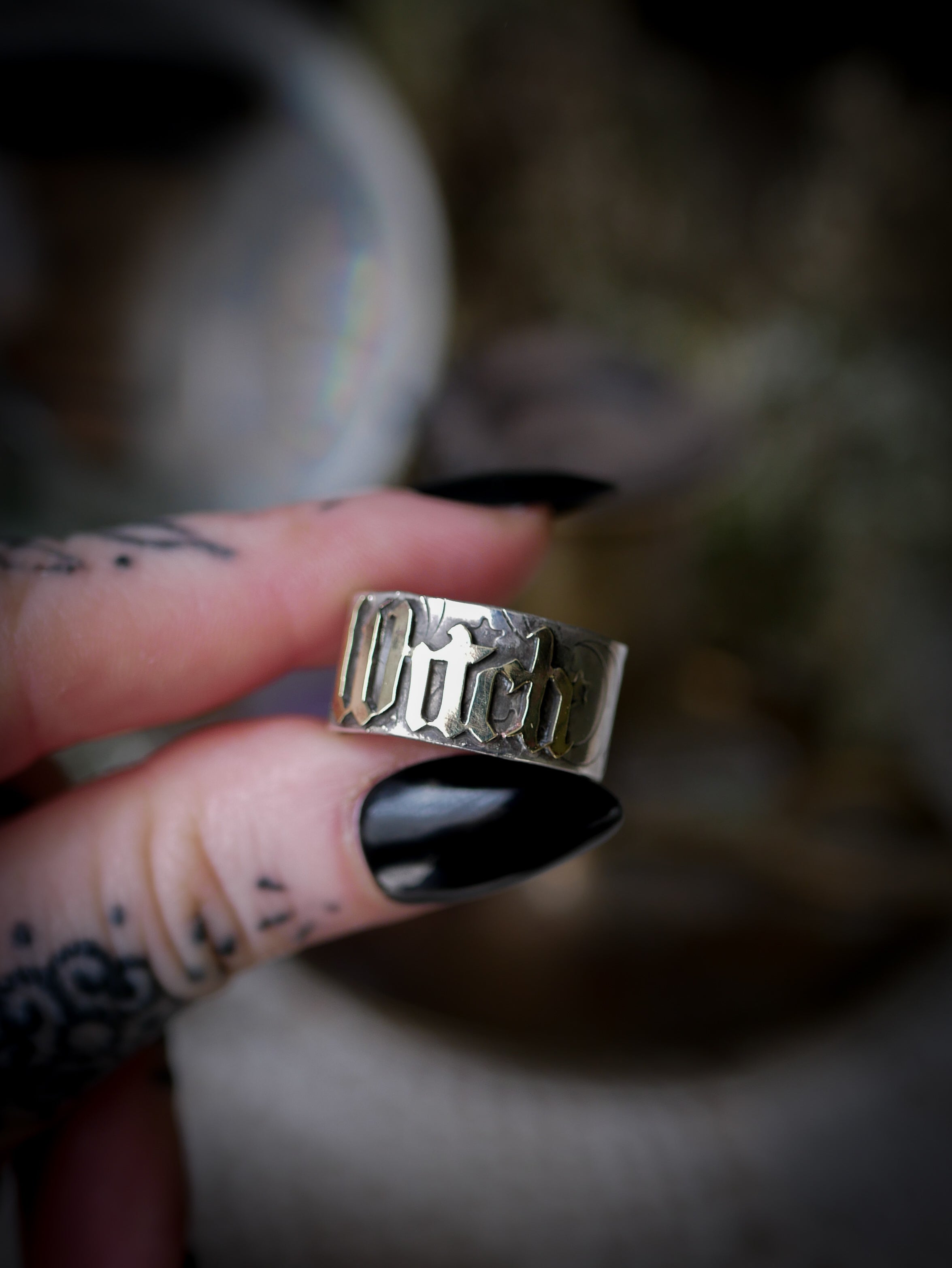 [Réservé] Witch - Anneau en argent et laiton