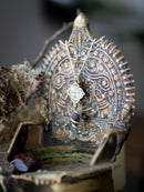 Le Trésor de la Crypte - Collier en diamant Herkimer et argent