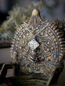 Le Trésor de la Crypte - Collier en diamant Herkimer et argent