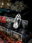 Le Coven - Collier gothique en cristal de l'Himalaya mica et argent