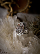 Helios - Astrophyllite and silver ring