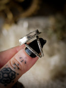 Helios - Astrophyllite and silver ring