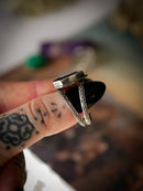 Hecate - Faceted Amethyst and Silver Ring