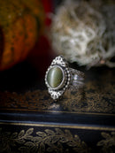 Nosferatu - Actinolite and Silver Ring