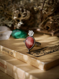 Carpo - Bague en jaspe impérial et argent