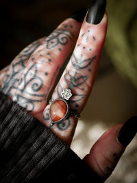 Carpo - Bague en jaspe impérial et argent