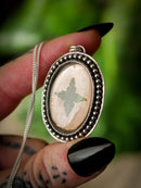 La Dame Blanche - Collier en quartz fumé et argent