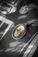 La Dame Blanche - Collier en quartz fumé et argent