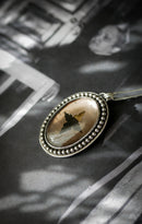 La Dame Blanche - Collier en quartz fumé et argent