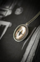 La Dame Blanche - Collier en quartz fumé et argent