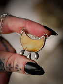 Blessing - Collier en agate iris et argent