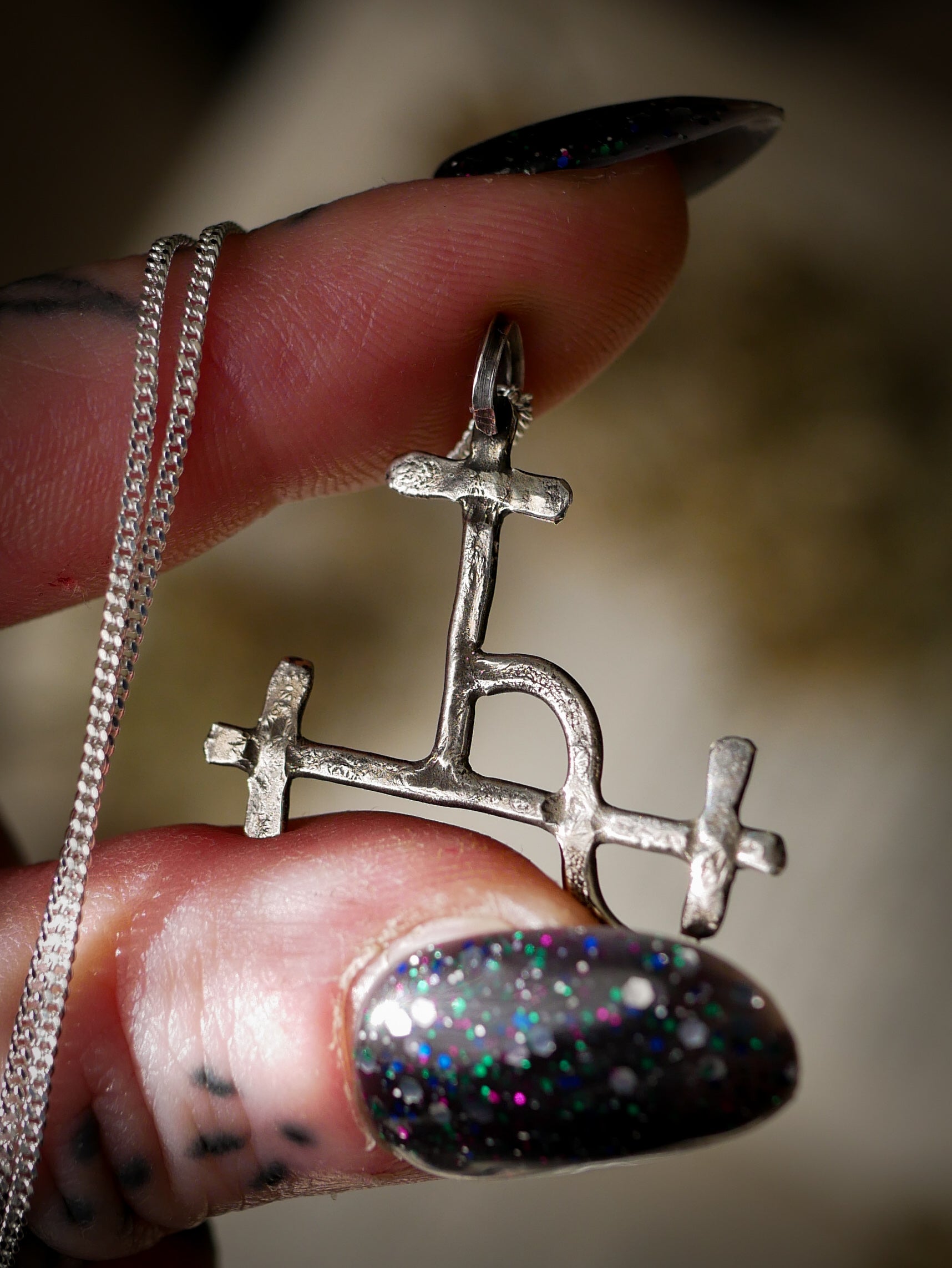 Lilith - Collier forgé en argent