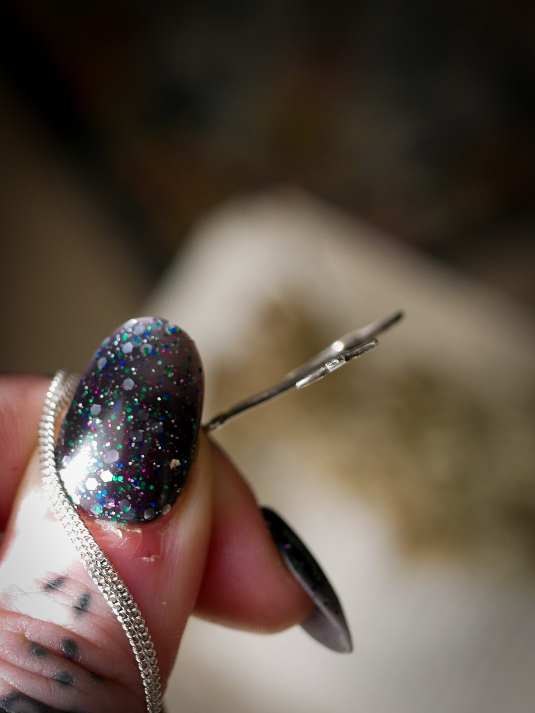 Lilith - Collier forgé en argent