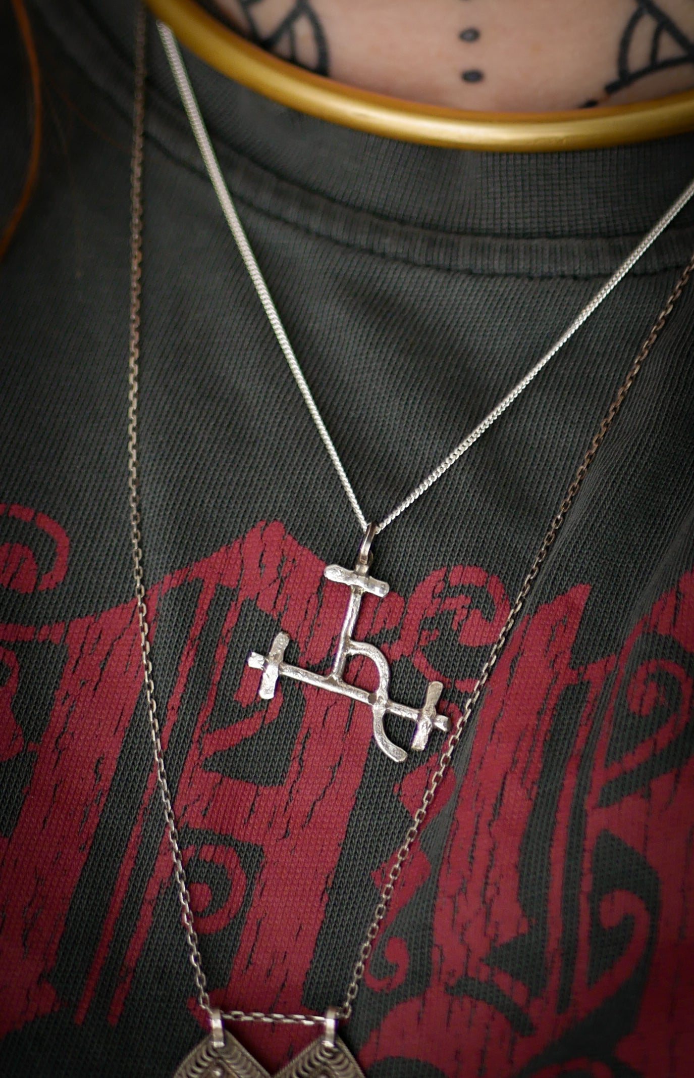 Lilith - Collier forgé en argent