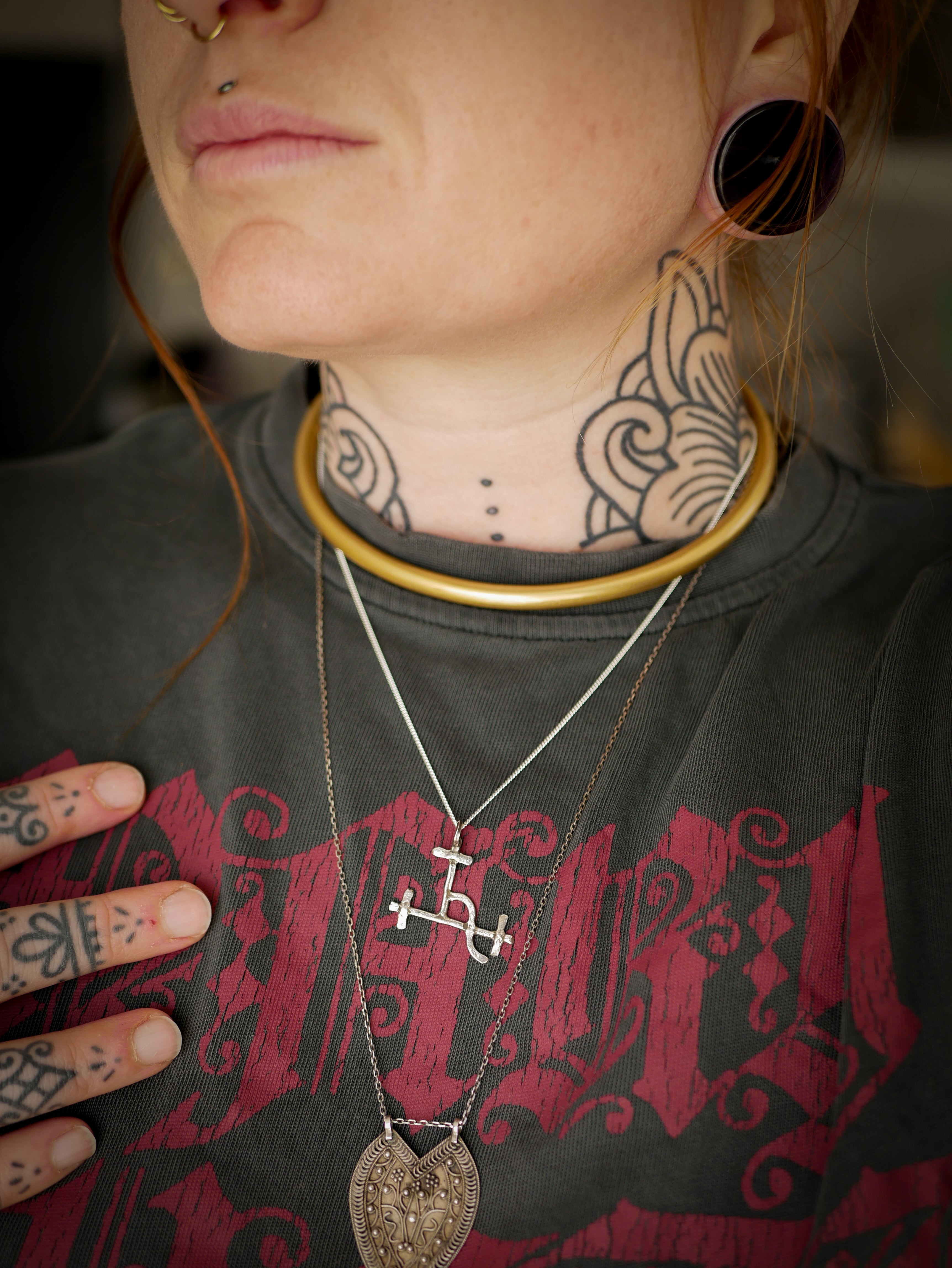 Lilith - Collier forgé en argent