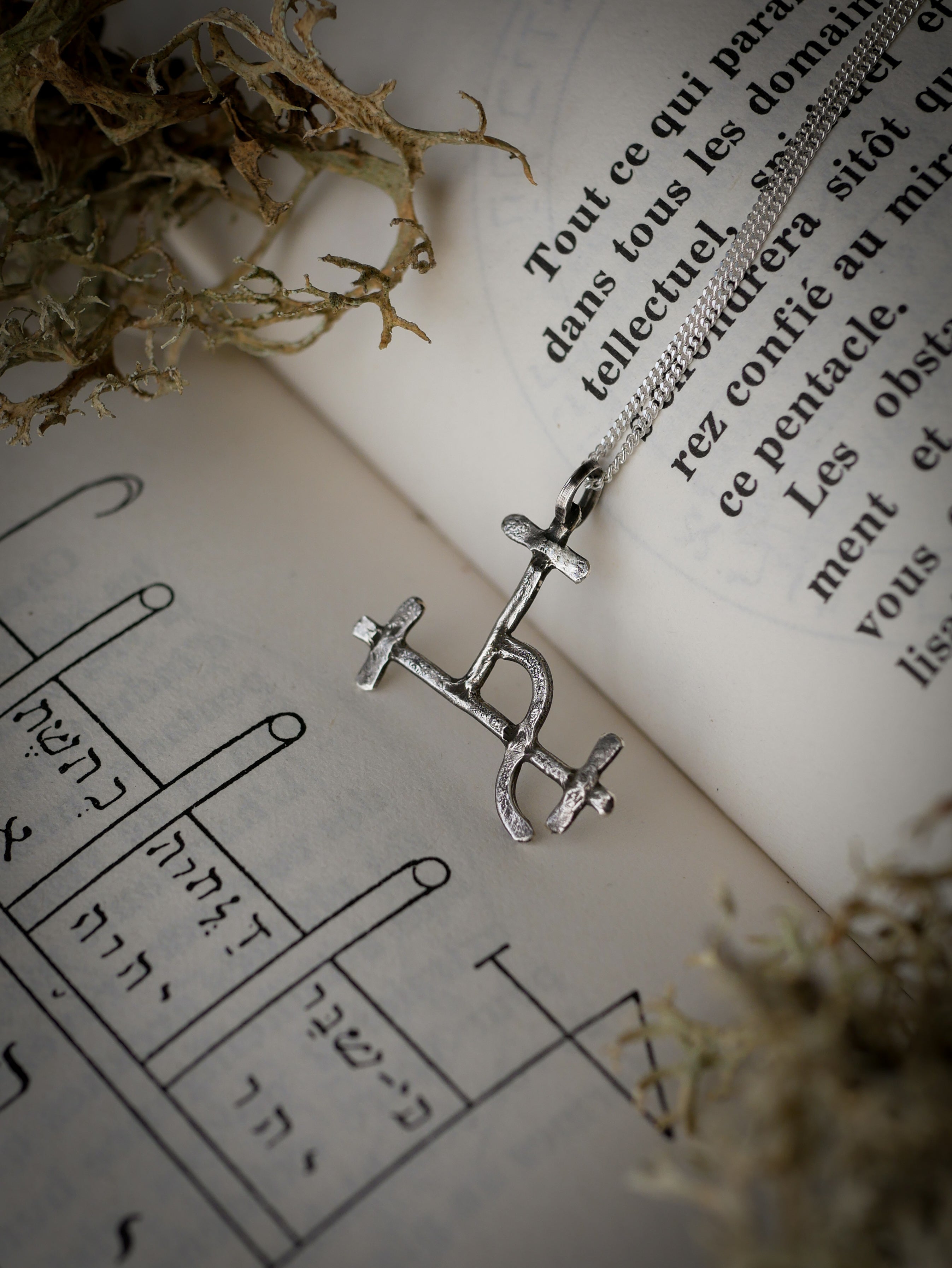 Lilith - Collier forgé en argent