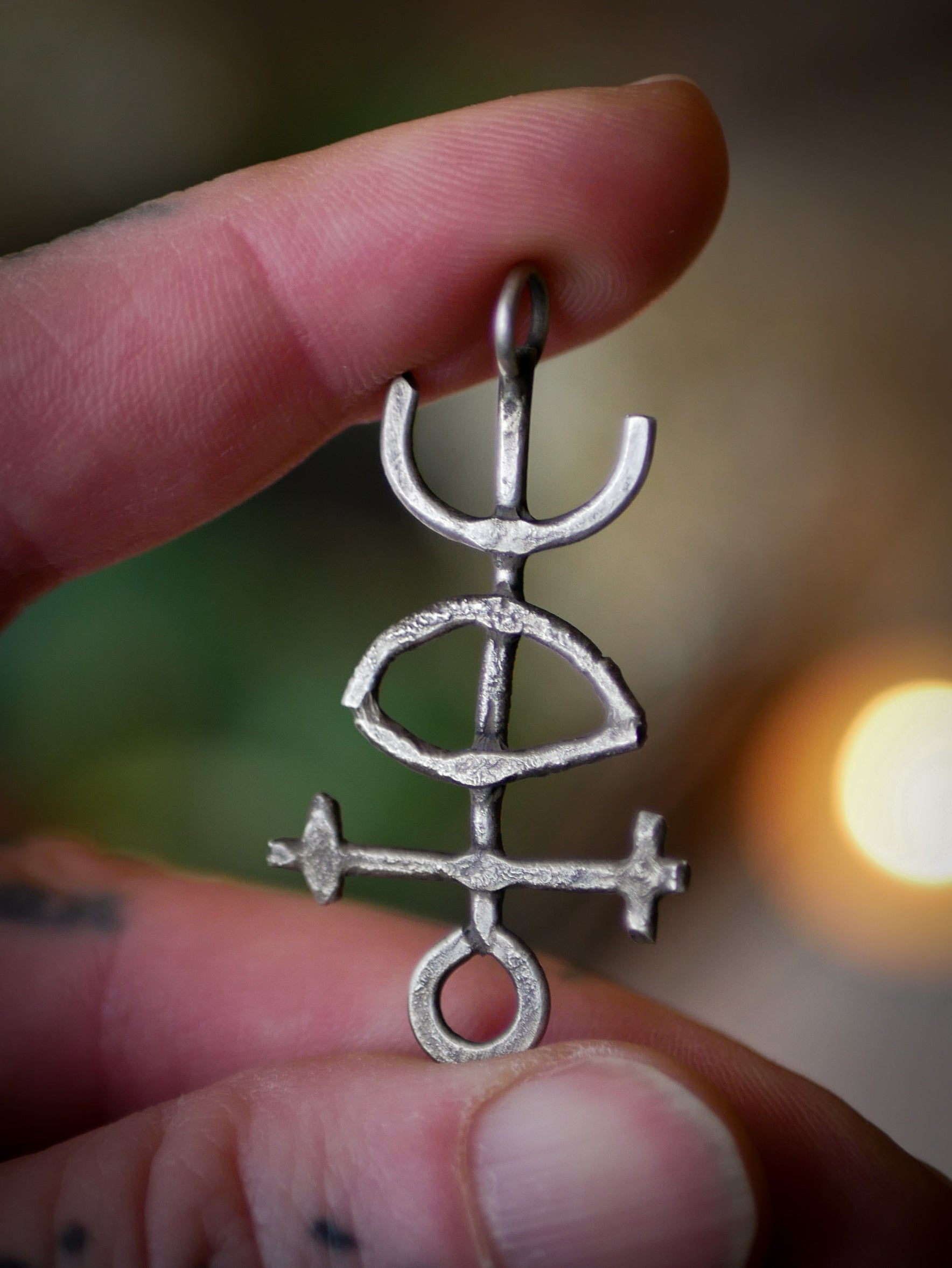 Intuition - Collier forgé en argent