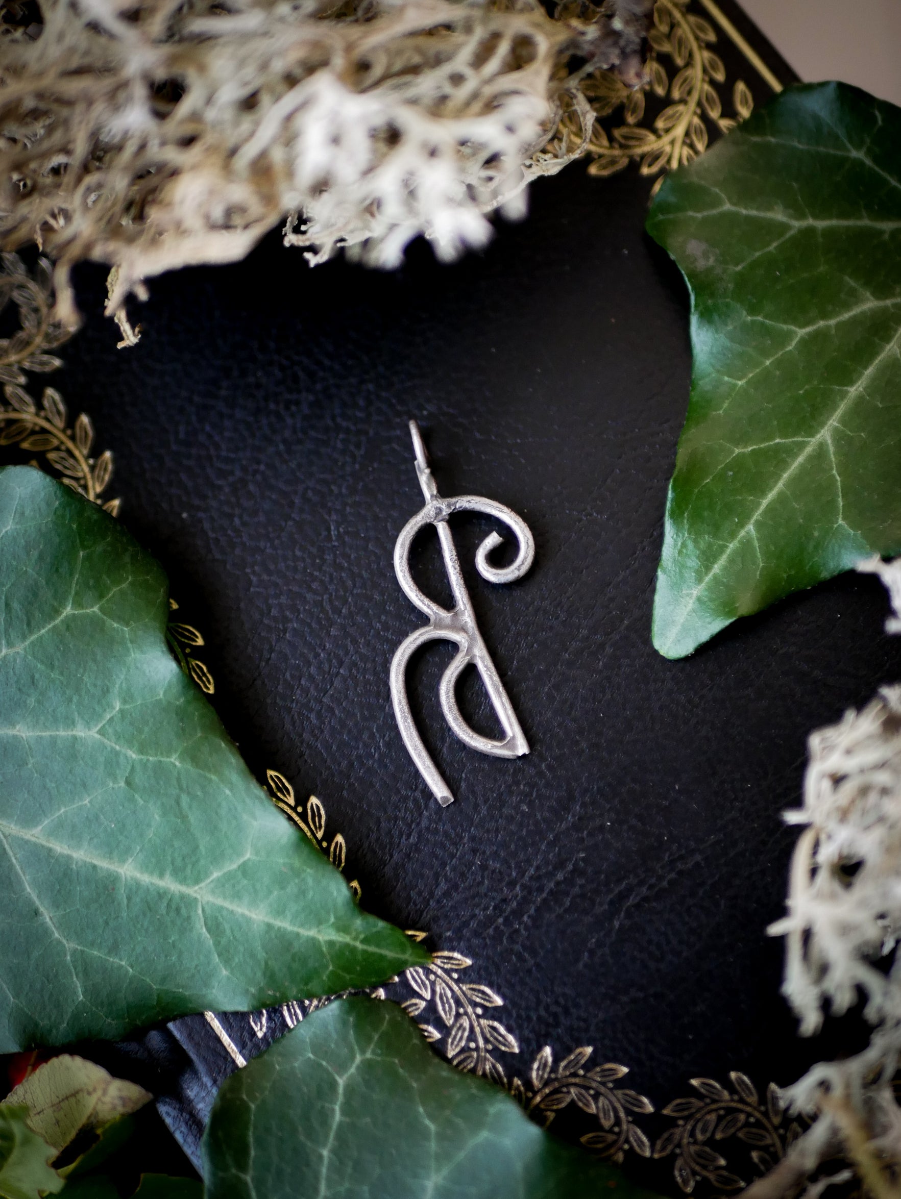 Magie Verte - Collier forgé en argent