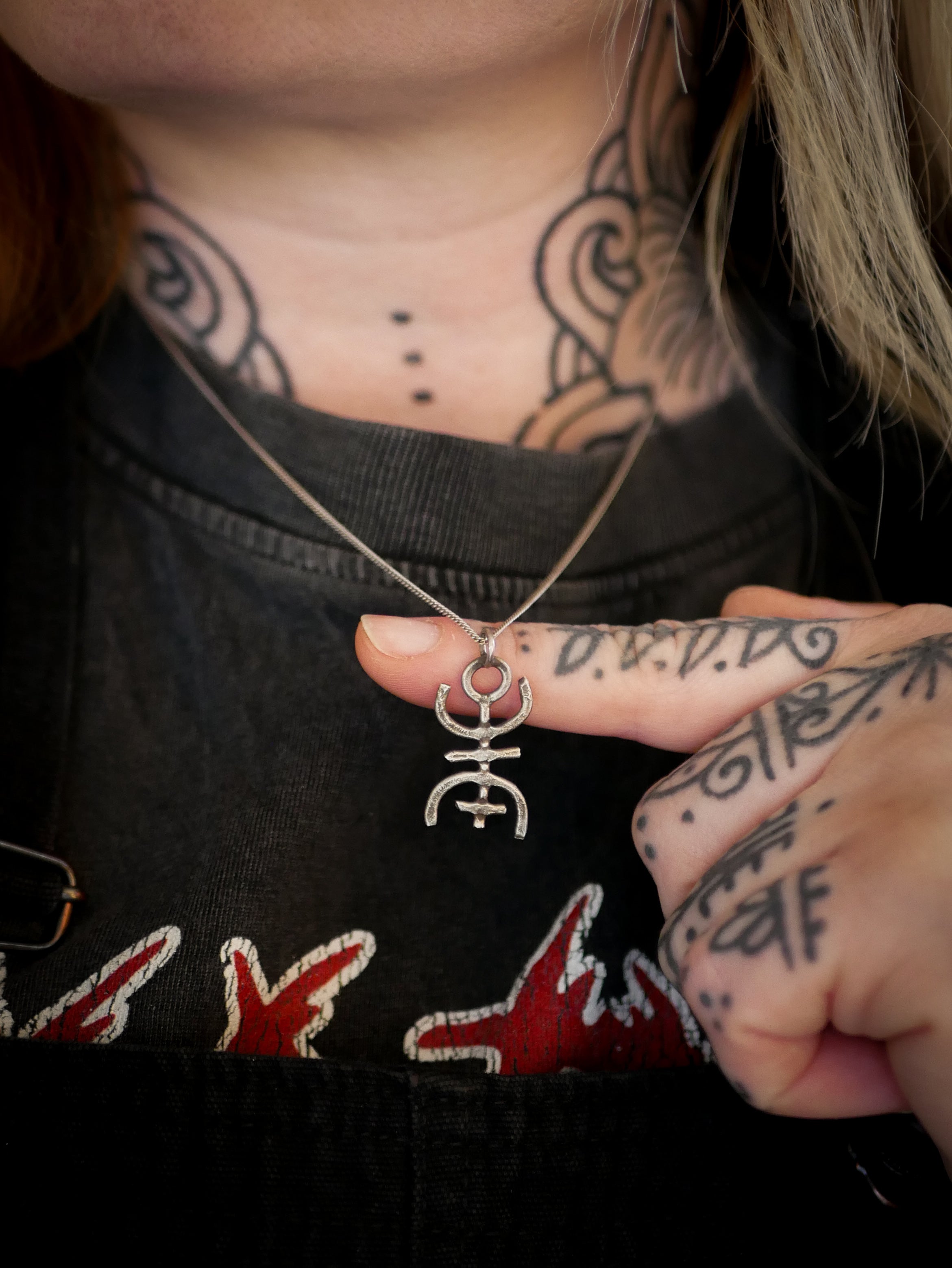 Protection - Collier forgé en argent