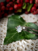 L'Occhio della Pizia - Anello in labradorite sfaccettata e argento