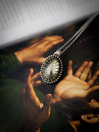 L'Esprit des Douves - Collier en argent et améthyste verte (prasiolite)